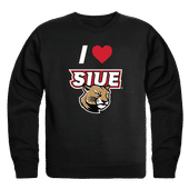 W Republic Southern Illinois Edwardsville Cougars I Love Crewneck 552-429