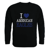 W Republic American University Eagles I Love Crewneck 552-498