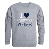 W Republic Augustana Vikings I Love Crewneck 552-500