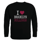 W Republic Brooklyn College Bulldogs I Love Crewneck 552-503