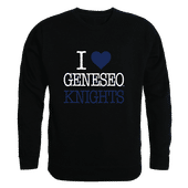 W Republic SUNY Geneseo Knights I Love Crewneck 552-520