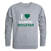 W Republic Illinois Wesleyan University Titans I Love Crewneck 552-525