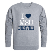 W Republic MSU Denver Roadrunners I Love Crewneck 552-542