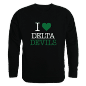 W Republic Mississippi Valley State Delta Devils & Devilettes I Love Crewneck 552-545