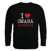 W Republic U Of Nebraska Omaha Mavericks I Love Crewneck 552-552