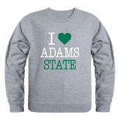 W Republic Adams State Grizzlies I Love Crewneck 552-610