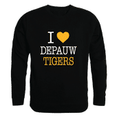 W Republic De Pauw Tigers I Love Crewneck 552-636