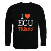 W Republic East Central University Tigers I Love Crewneck 552-638