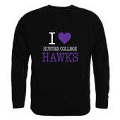 W Republic Hunter College Hawks I Love Crewneck 552-654