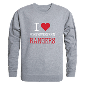 W Republic Northwestern Oklahoma State Rangers I Love Crewneck 552-665