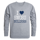 W Republic Southwestern Oklahoma State Bulldogs I Love Crewneck 552-675