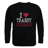 W Republic Transylvania University Pioneers I Love Crewneck 552-679