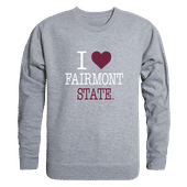W Republic Fairmont State Falcons I Love Crewneck 552-686