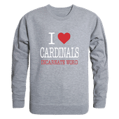 W Republic Incarnate Word Cardinals I Love Crewneck 552-687