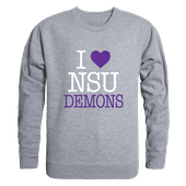 W Republic Northwestern State Demons I Love Crewneck 552-689