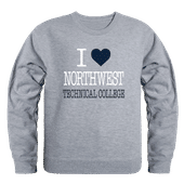 W Republic Northwest Technical Hawks I Love Crewneck 552-703