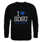 W Republic South Dakota State Jackrabbits I Love Crewneck 552-707
