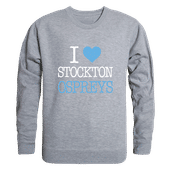W Republic Stockton University Ospreys I Love Crewneck 552-711
