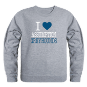 W Republic Assumption University Greyhounds I Love Crewneck 552-734