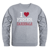 W Republic St. John Fisher Cardinals I Love Crewneck 552-739