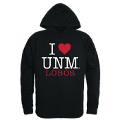 W Republic New Mexico Lobos I Love Hoodie 553-182 BLACK Primary
