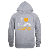 W Republic Ottawa Braves I Love Hoodie 553-253 HEATHER GREY Primary
