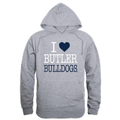 W Republic Butler Bulldogs I Love Hoodie 553-275 HEATHER GREY Primary