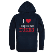 W Republic Duquesne Dukes I Love Hoodie 553-293 NAVY Primary