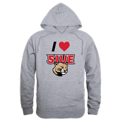 W Republic Southern Illinois Edwardsville Cougars I Love Hoodie 553-429 HEATHER GREY Primary
