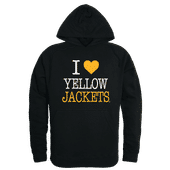 W Republic American Int. College Yellow Jackets I Love Hoodie 553-449 BLACK Primary