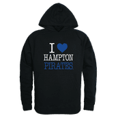 W Republic Hampton University Pirates I Love Hoodie 553-489 BLACK Primary