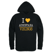 W Republic Augustana Vikings I Love Hoodie 553-500 BLACK Primary