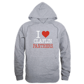W Republic Claflin Panthers I Love Hoodie 553-511 HEATHER GREY Primary