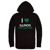 W Republic Illinois Wesleyan University Titans I Love Hoodie 553-525 BLACK Primary