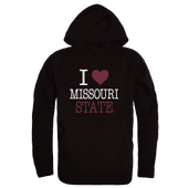W Republic Missouri State Bears I Love Hoodie 553-547 BLACK Primary