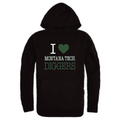 W Republic Montana Tech Orediggers I Love Hoodie 553-550 BLACK Primary