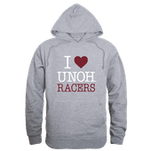 W Republic Northwestern Ohio Racers I Love Hoodie 553-561 HEATHER GREY Primary