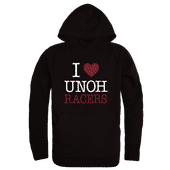 W Republic Northwestern Ohio Racers I Love Hoodie 553-561 BLACK Primary