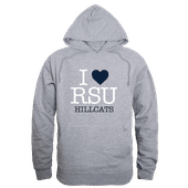 W Republic Rogers State Hillcats I Love Hoodie 553-576 HEATHER GREY Primary