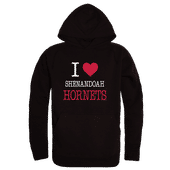 W Republic Shenandoah Hornets I Love Hoodie 553-583 BLACK Primary