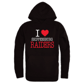W Republic Shippensburg University Raiders I Love Hoodie 553-584 BLACK Primary