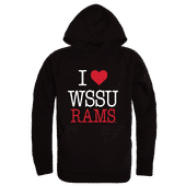 W Republic Winston-Salem State Rams I Love Hoodie 553-607 BLACK Primary