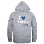 W Republic Brandeis Judges I Love Hoodie 553-619 HEATHER GREY Primary