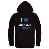 W Republic Brandeis Judges I Love Hoodie 553-619 BLACK Primary