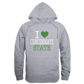 W Republic Cincinnati State I Love Hoodie 553-632 HEATHER GREY Primary