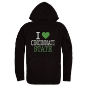 W Republic Cincinnati State I Love Hoodie 553-632 BLACK Primary