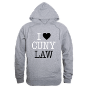 W Republic CUNY School Of Law I Love Hoodie 553-634 HEATHER GREY Primary