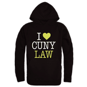 W Republic CUNY School Of Law I Love Hoodie 553-634 BLACK Primary