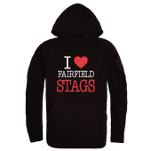 W Republic Fairfield Stags I Love Hoodie 553-641 BLACK Primary