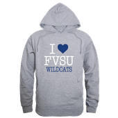 W Republic Fort Valley State Wildcats I Love Hoodie 553-642 HEATHER GREY Primary